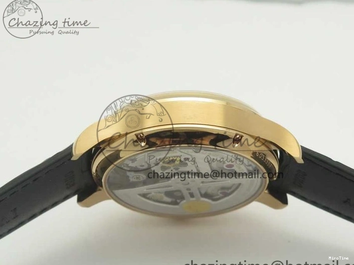 MIROTIME 0406 Thermal Portuguese Real PR Real Annual Calendar IW503501 RG ZF 1:1 Best Edition White Dial on Black Leather Strap A 7150